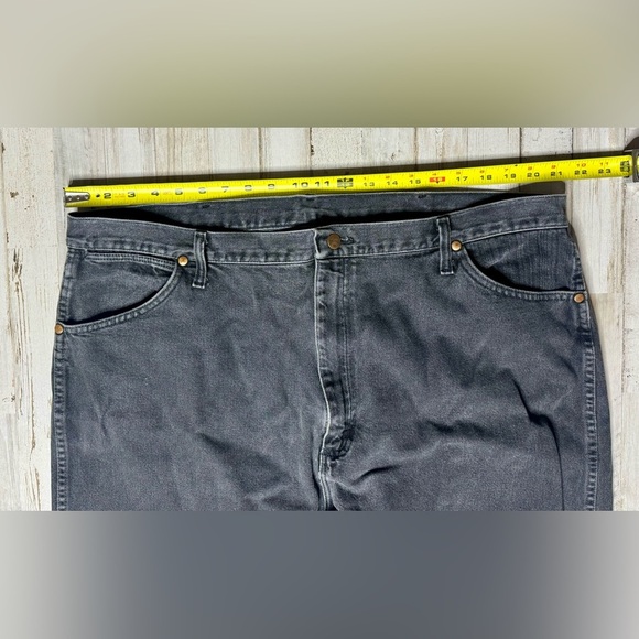 WRANGLER Jeans Men's 42x34 Black Cowboy Western Outdoors 13MW2WK - Picture 5 of 10